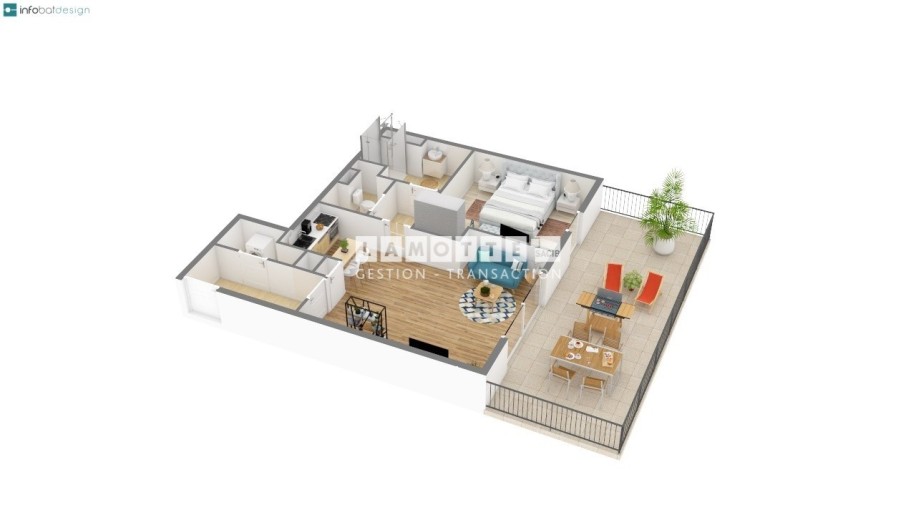 Appartement à vendre 2 pièces - 49 m²