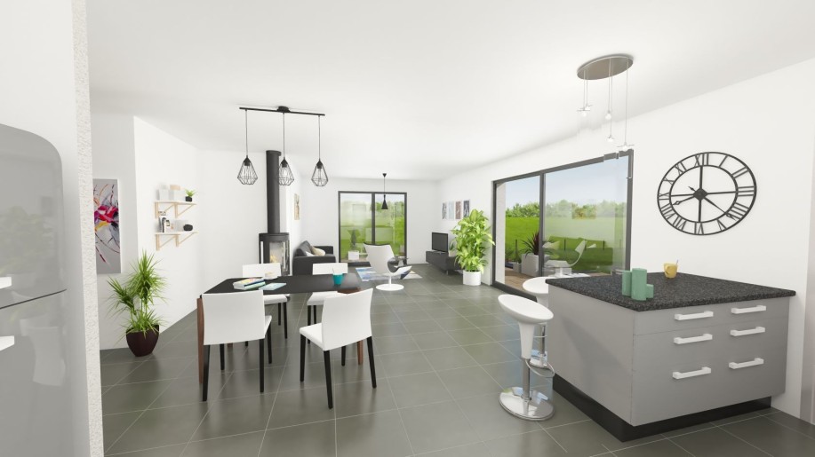 Terrain + Maison à vendre 6 pièces - 185 m²