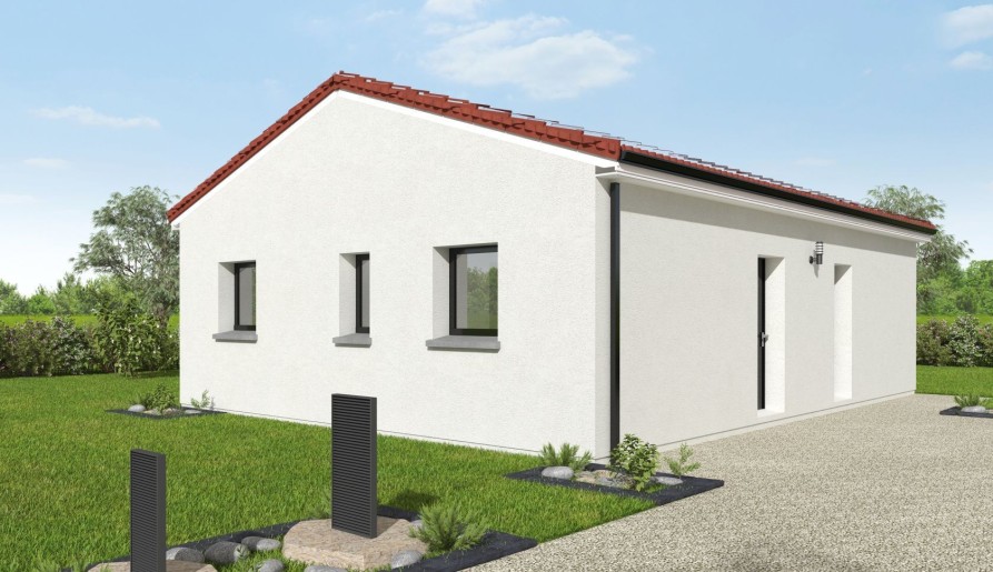 Terrain + Maison à vendre 3 pièces - 75 m²