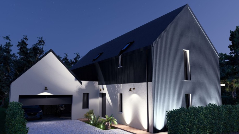 Terrain + Maison à vendre 5 pièces - 200 m²