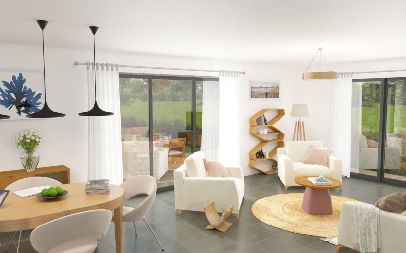Terrain + Maison à vendre 6 pièces - 160 m²