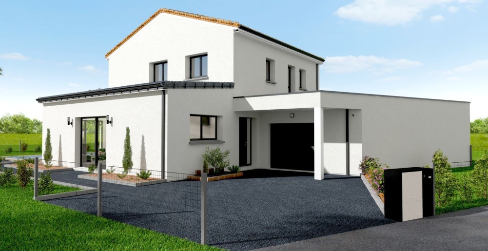 Terrain + Maison à vendre 5 pièces - 110 m²