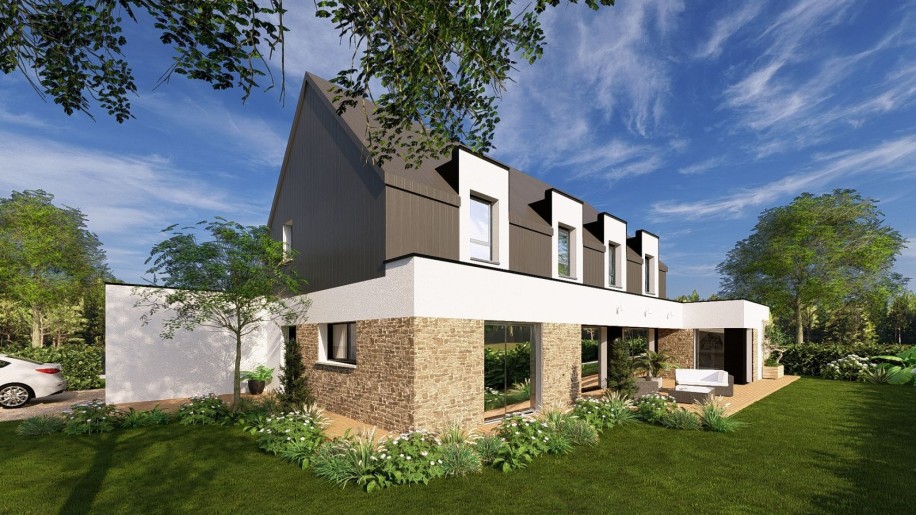 Terrain + Maison à vendre 10 pièces - 227 m²