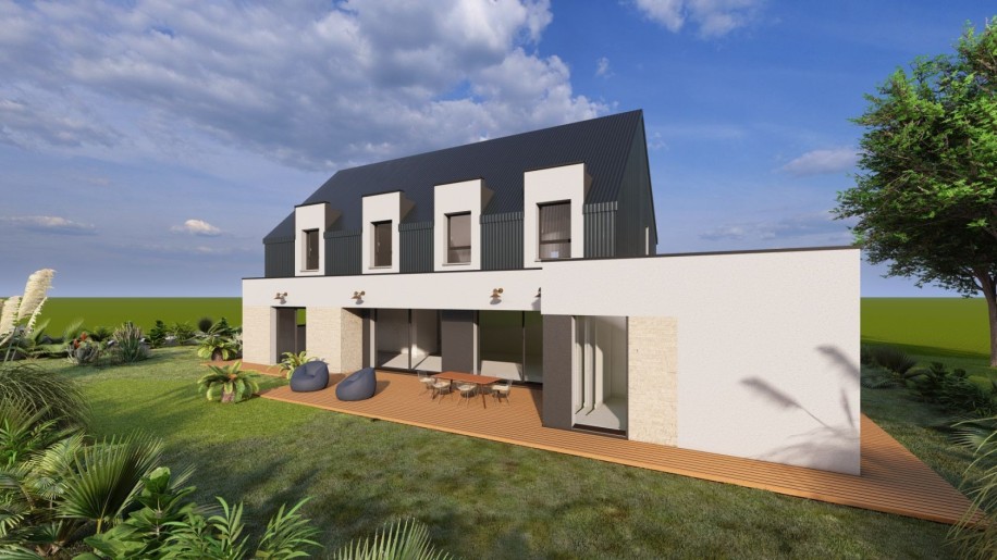 Terrain + Maison à vendre 5 pièces - 200 m²