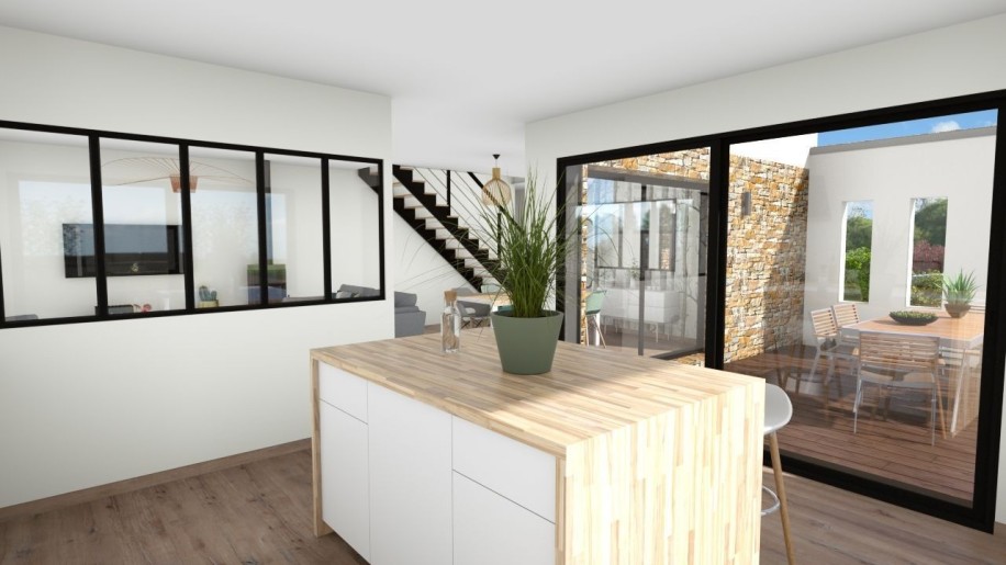 Terrain + Maison à vendre 4 pièces - 105 m²