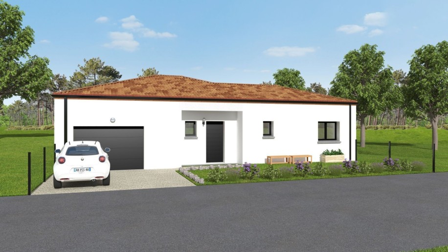 Terrain + Maison à vendre 5 pièces - 120 m²