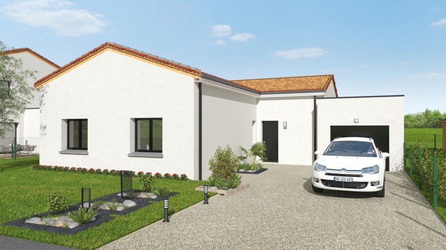 Terrain + Maison à vendre 4 pièces - 92 m²