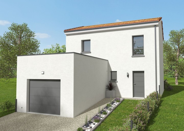 Terrain + Maison à vendre 6 pièces - 95 m²