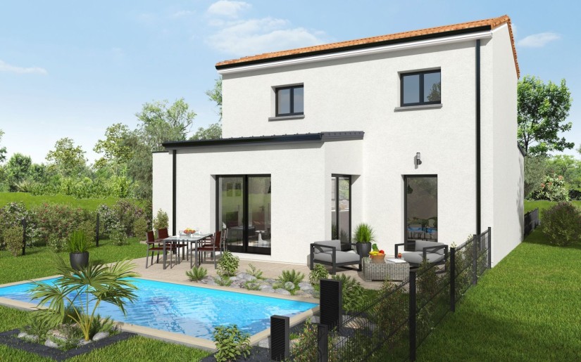 Terrain + Maison à vendre 5 pièces - 110 m²