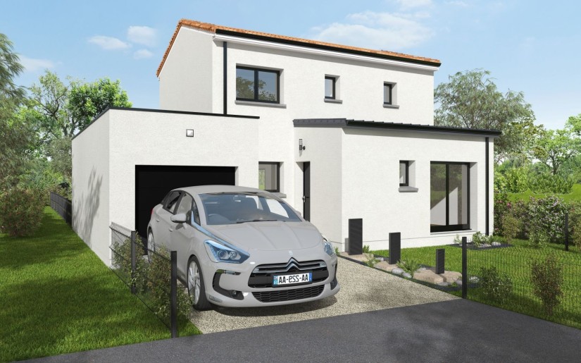 Terrain + Maison à vendre 5 pièces - 110 m²