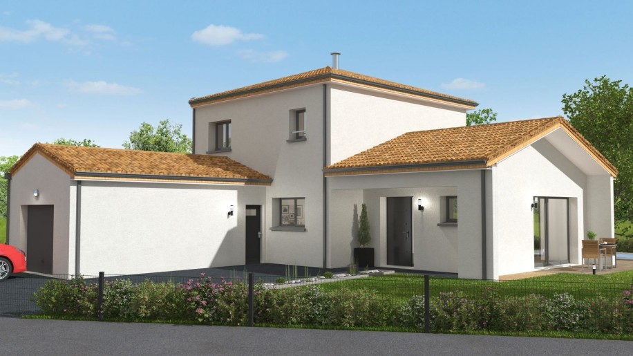 Terrain + Maison à vendre 5 pièces - 110 m²