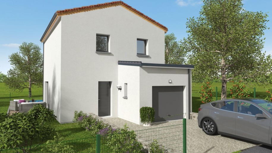 Terrain + Maison à vendre 4 pièces - 90 m²