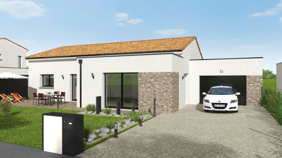 Terrain + Maison à vendre 5 pièces - 105 m²