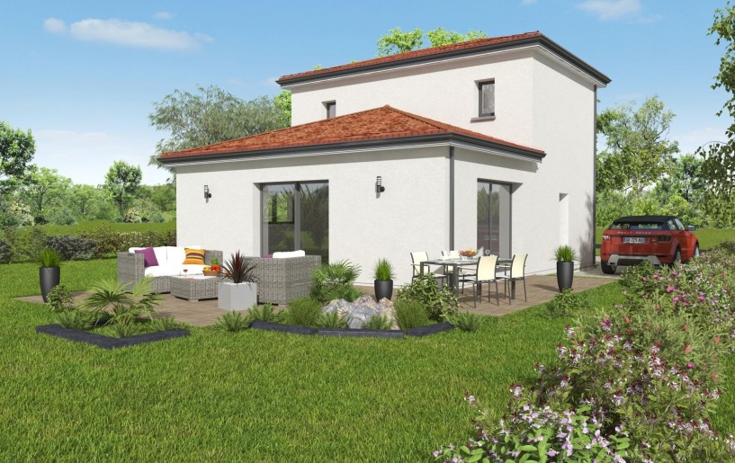 Terrain + Maison à vendre 4 pièces - 104 m²