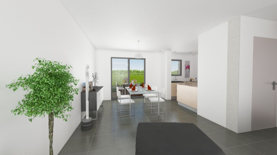 Terrain + Maison à vendre 4 pièces - 77 m²