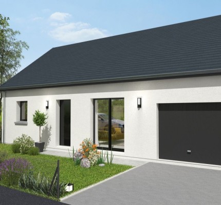 Terrain + Maison T3 75 m²