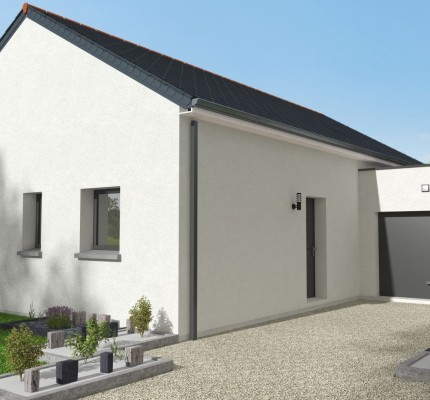 Terrain + Maison T3 85 m²