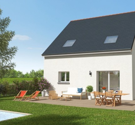 Terrain + Maison T4 88 m²