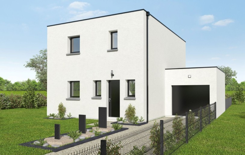 Terrain + Maison à vendre 5 pièces - 105 m²