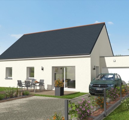 Terrain + Maison T4 80 m²