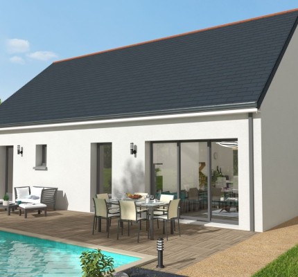 Terrain + Maison T4 82 m²