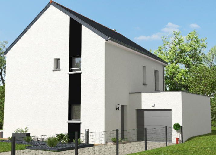 Terrain + Maison à vendre 6 pièces - 135 m²