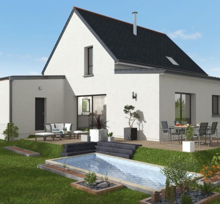 Terrain + Maison T6 118 m²