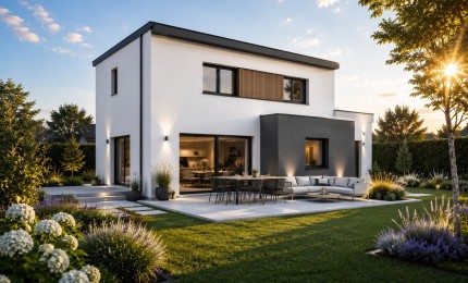 Terrain + Maison neuve de 105&nbsp;m² à Cléder