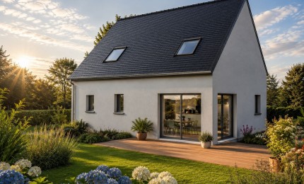 Terrain + Maison neuve de 100&nbsp;m² à Plouguerneau