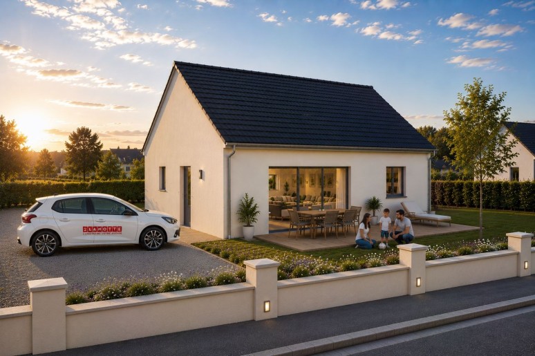 Terrain + Maison neuve de 70&nbsp;m² à Cléder