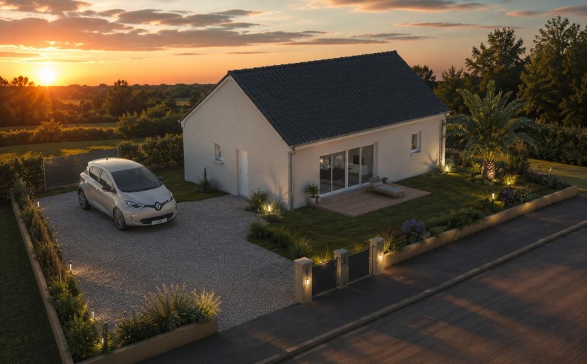 Terrain + Maison neuve de 70&nbsp;m² à Cléder