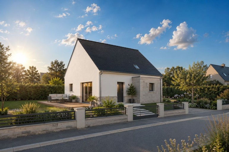 Terrain + Maison neuve de 105&nbsp;m² à Cléder