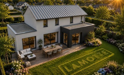 Terrain + Maison neuve de 145&nbsp;m² à Plouguerneau