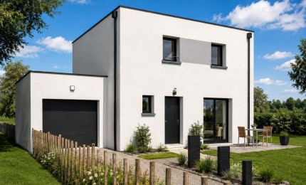 Terrain + Maison neuve de 85&nbsp;m² à Plouigneau