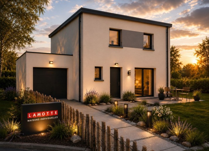 Terrain + Maison neuve de 85&nbsp;m² à Plouigneau