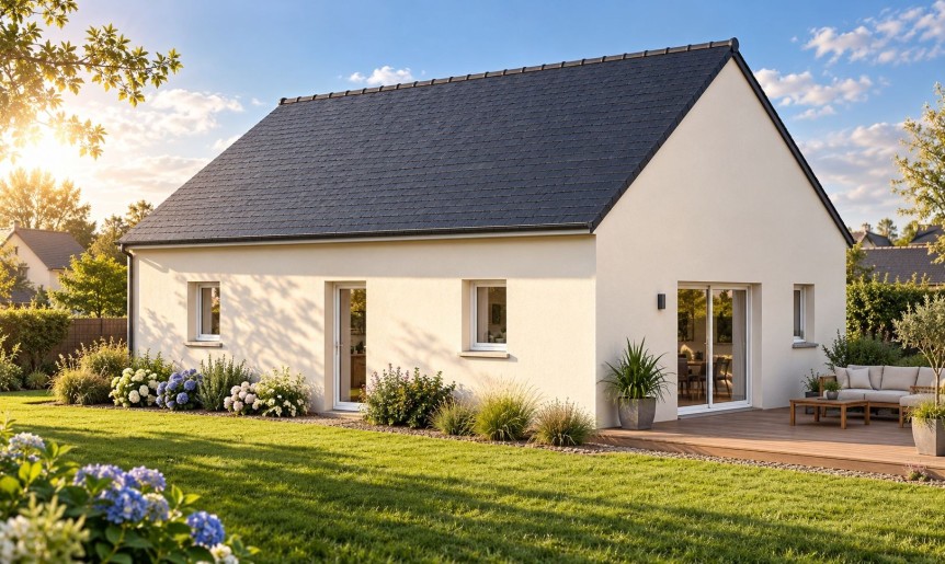Terrain + Maison neuve de 50&nbsp;m² à Cléder