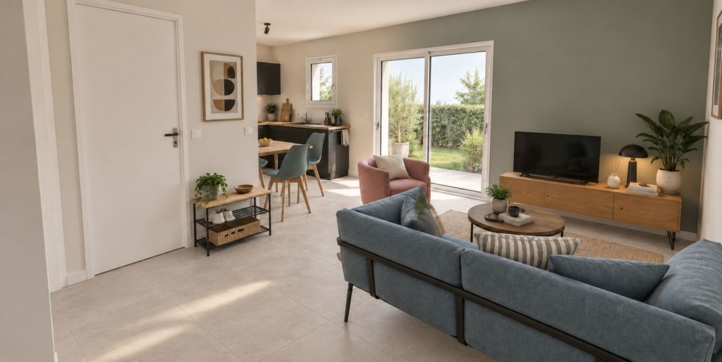 Terrain + Maison neuve de 50&nbsp;m² à Plouguerneau