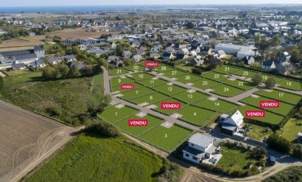 Terrain constructible à vendre à Cléder