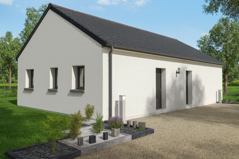 Terrain + Maison neuve de 85 m² à Baye