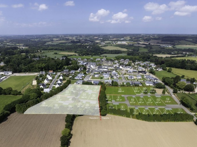 Terrain + Maison neuve de 115&nbsp;m² à Garlan