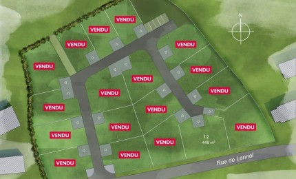 Terrain constructible à vendre à Plouescat