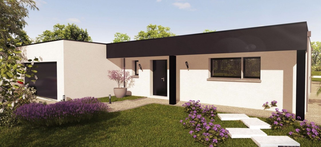 Terrain + Maison neuve de 121&nbsp;m² à Plouescat