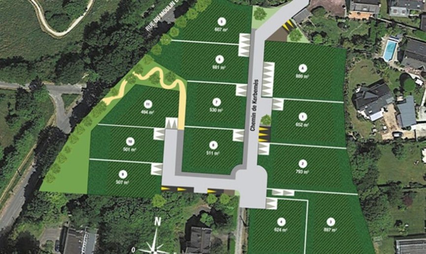 Terrain + Maison neuve de 115&nbsp;m² à Ploemeur