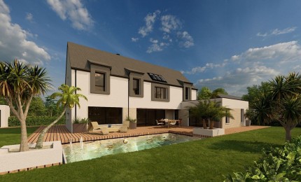 Terrain + Maison neuve de 190&nbsp;m² à Quiberon
