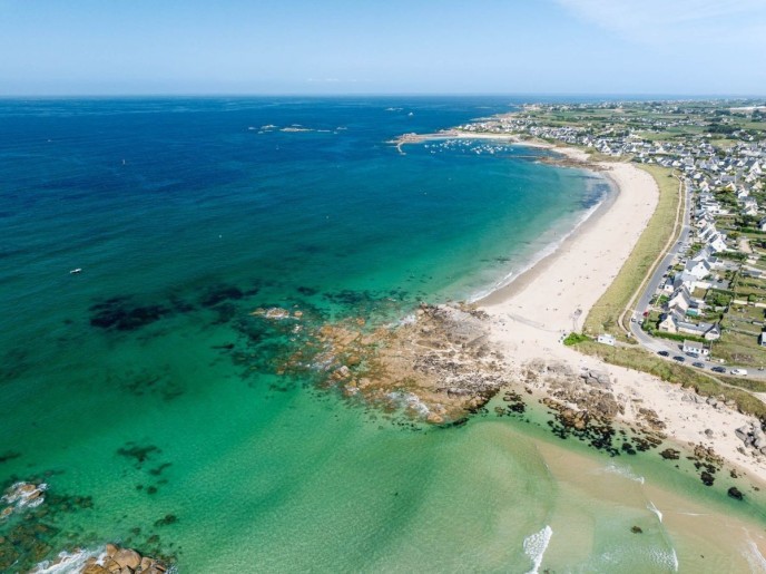 Terrain constructible à vendre à Plouescat