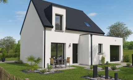 Terrain + Maison neuve de 85&nbsp;m² à Plonéis