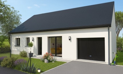 Terrain + Maison neuve de 85&nbsp;m² à Merlevenez
