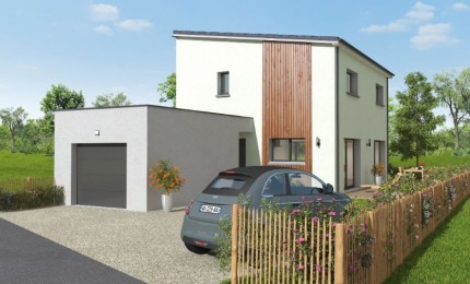 Terrain + Maison neuve de 110&nbsp;m² à Ploemeur