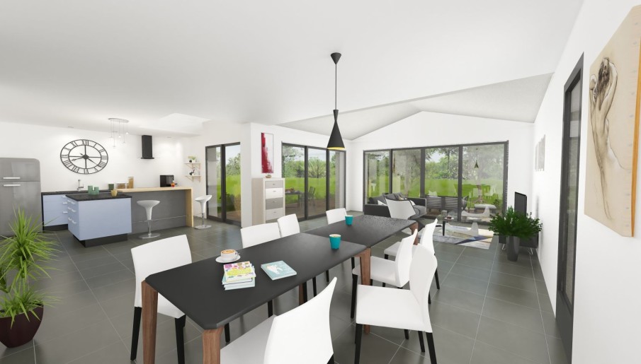 Terrain + Maison neuve de 115&nbsp;m² à Henvic