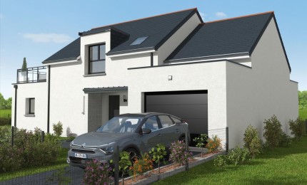 Terrain + Maison neuve de 121&nbsp;m² à Bénodet